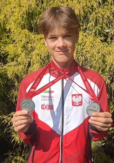 Antoni Pachnik z Lubkowa podwójnym Wicemistrzem Europy Juniorów w Biegu na Orientację!
