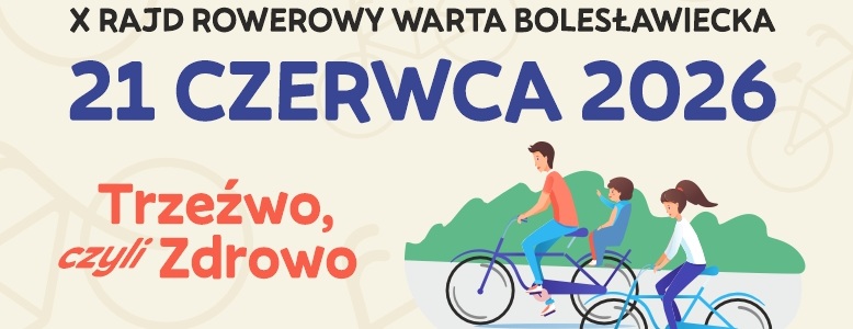 X Rajd Rowerowy „Trzeźwo, czyli zdrowo” już 21 czerwca